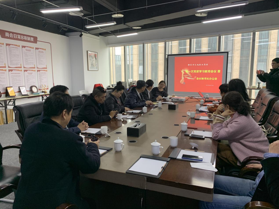 “学党史、悟思想、办实事、开新局” 南京市文化企业商会举行党史学习教育会议